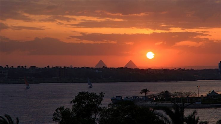 cairo nile sunset 190c47908133