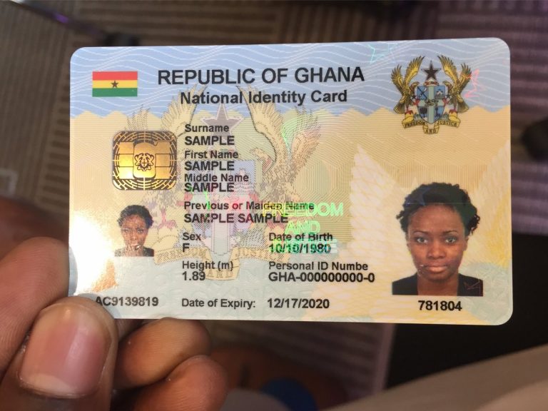 Ghana Card Ready To Be Accepted In All Banking Institutions