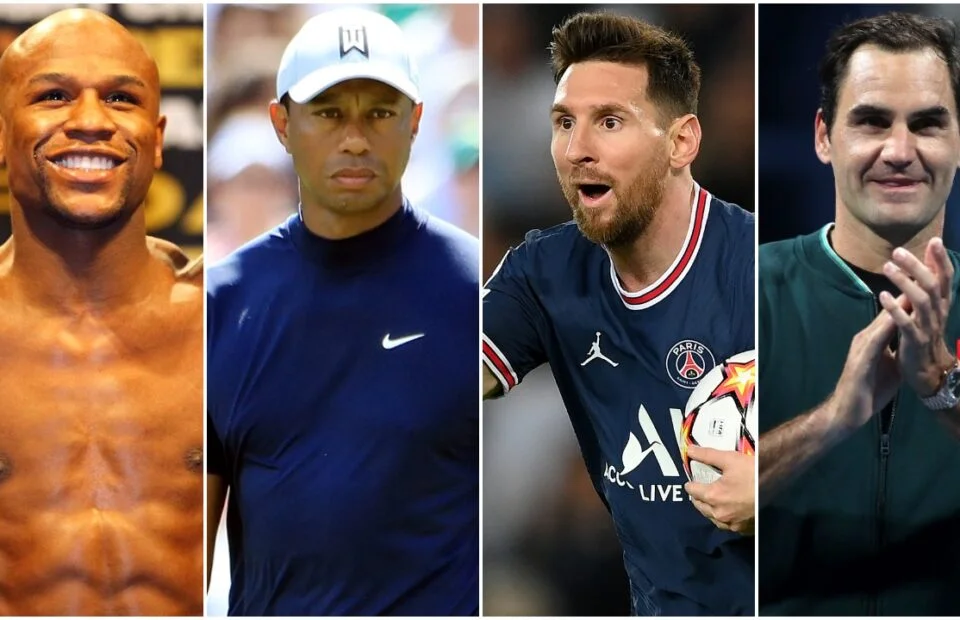 Top 10 richest sportsmen: Mayweather, Messi, Ronaldo, Federer, Woods